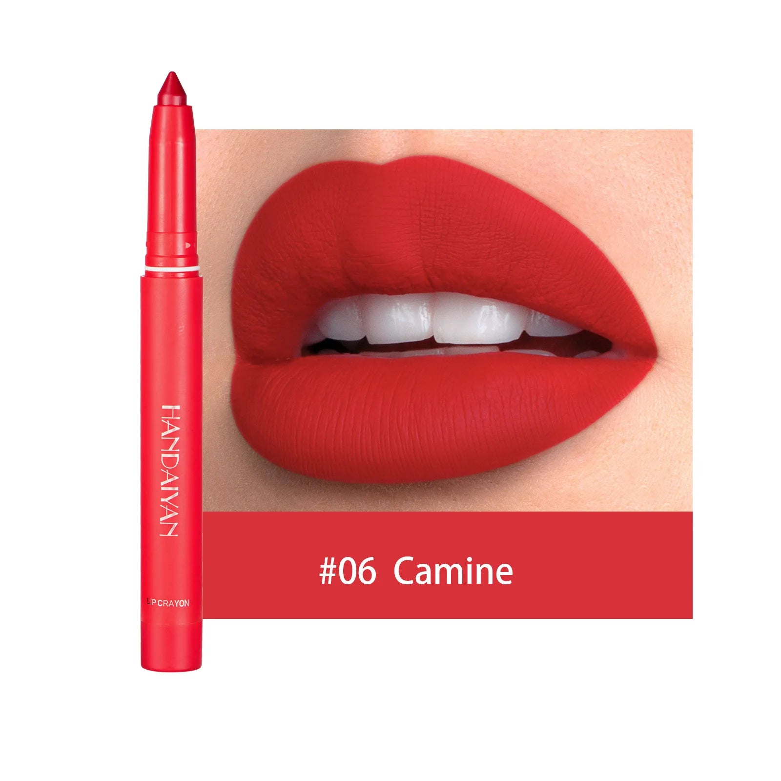 Waterproof Cherry Red Matte Lipstick Sexy Lipliner Pencil Plumping Stain Natural Nude Pink Lip Liner Outline Lips Contour Makeup