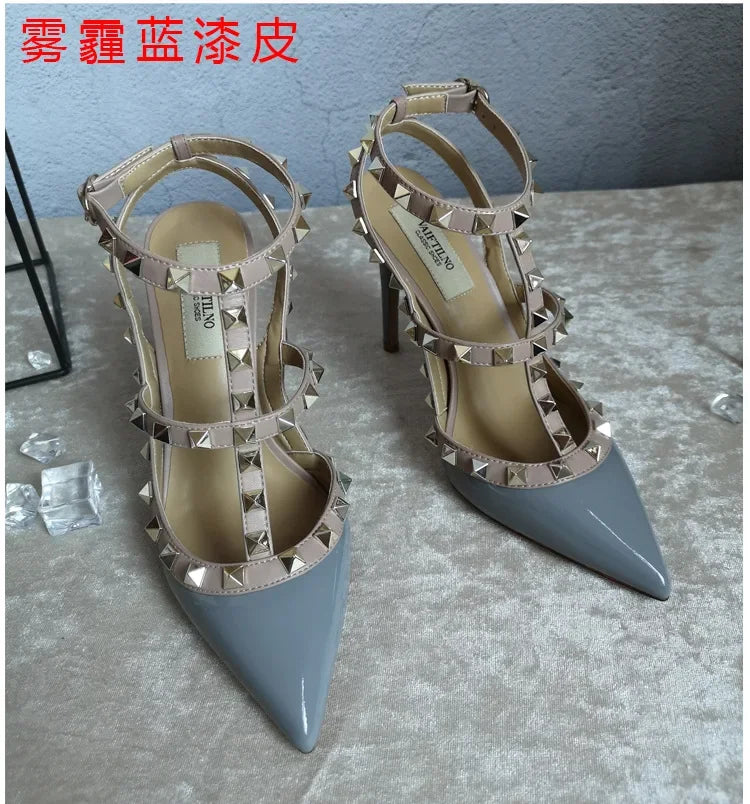 Woman Sandals Super High Heels Wedding Shoes for Women Women Sandals Designer Female Ladies Luxury Sexy Rivets