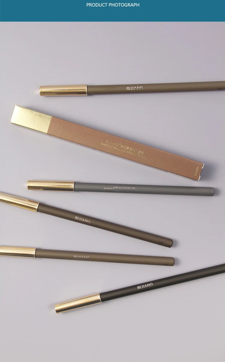 Eyebrows Chinese Makeup Product With Waterproof Eyebrow Pencil Brand Wood Hard Refill Professional Full Beauty Unusual Cosmetics