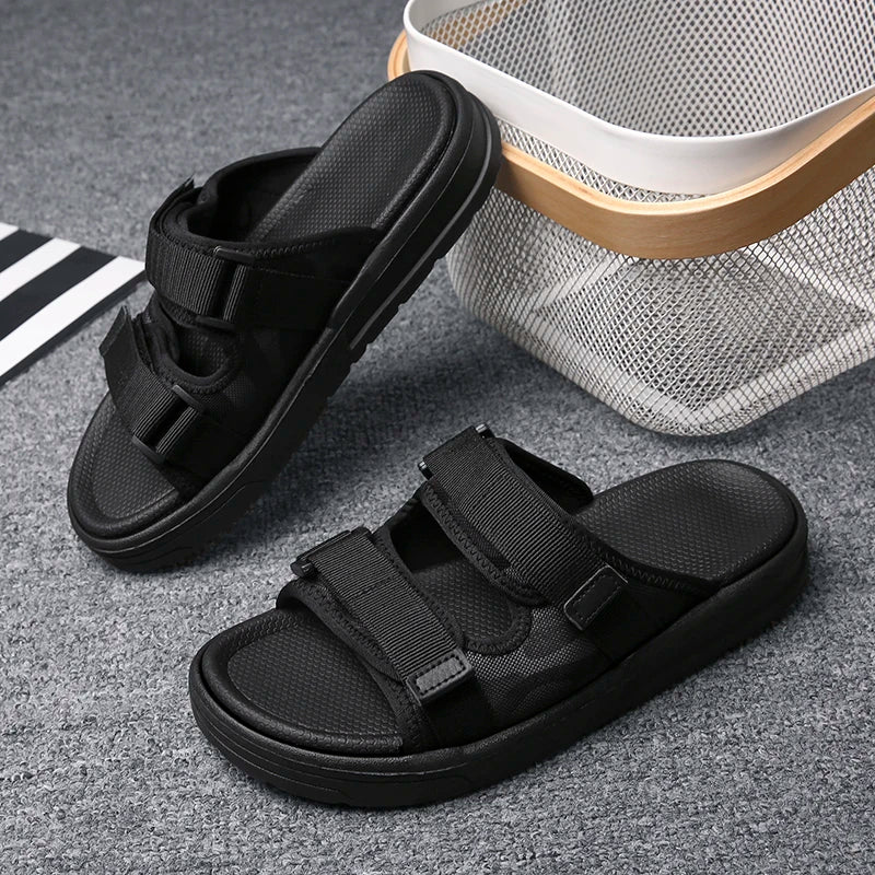 Men's Sandals Flat Sandals Men's Slippers Shoes for Men Wear-resistant Soft and Comfortable Indoor and Outdoor Non-slip Fashion
