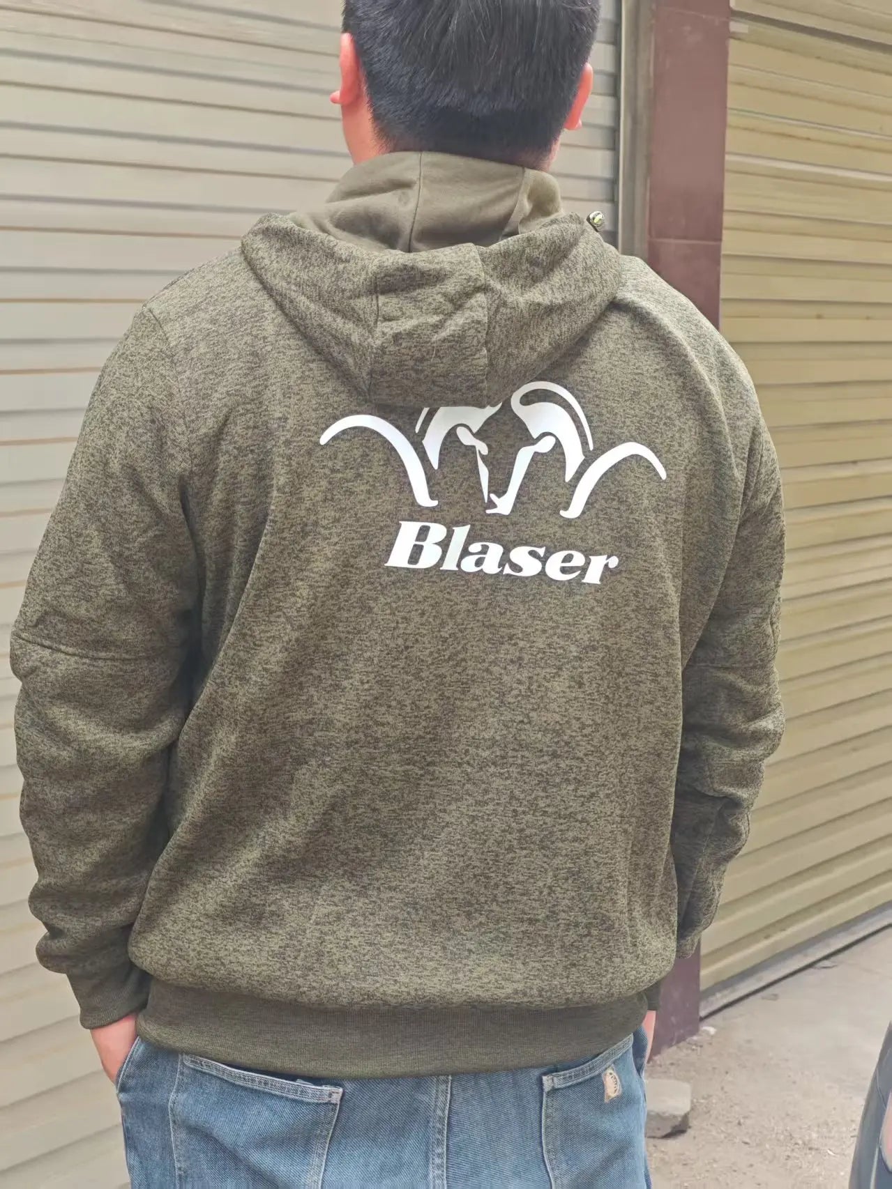 Hunting BENELLI Gun Firearms Logo Men's Sweater Cardigan Hooded Zipper Pocket Jacquard Hoodies Jacket Sports Outdoor Sweatshirts