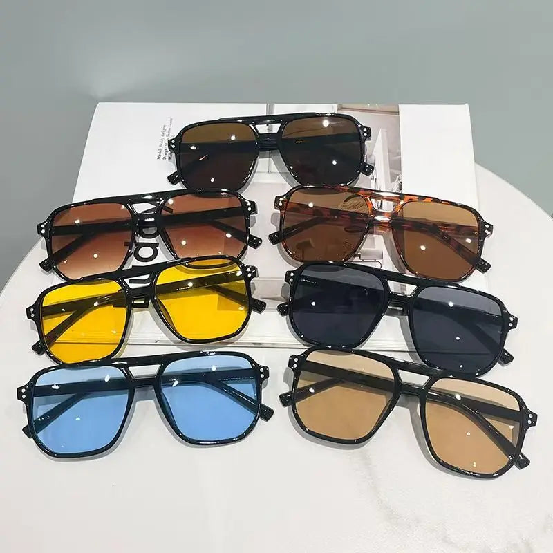 Luxury Brand Square Sunglasses Women Men Fashion Classic Sun Glasses Female Male Designer Mirror Outdoors Travel Shades Очки