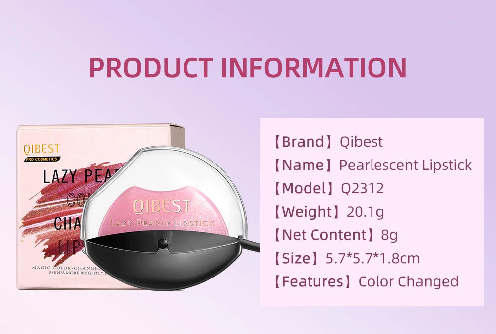 Lip-shaped lipstick seal Sip into makeup lazy blush lipstick Matte makeup effect Moisturizing lip gloss Waterproof non-stick cup