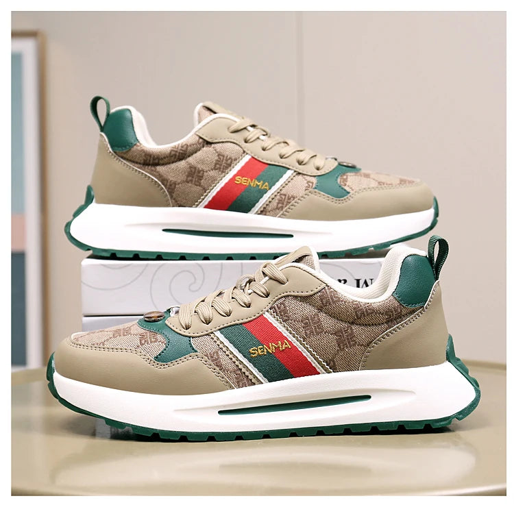 SENMA  Luxury Men's Shoes Men Casual Shoes Men's Skateboard Shoes Retro Platform Sneakers Unisex Women's Sports Shoes Sneakers