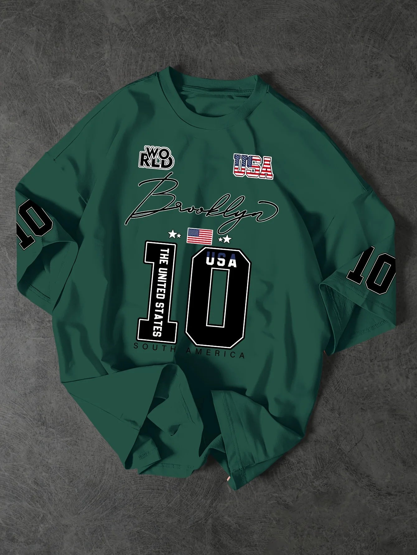 2025 Summer New Men's T-shirt Casual sporty breathable lightweight digital print Men's T-shirt