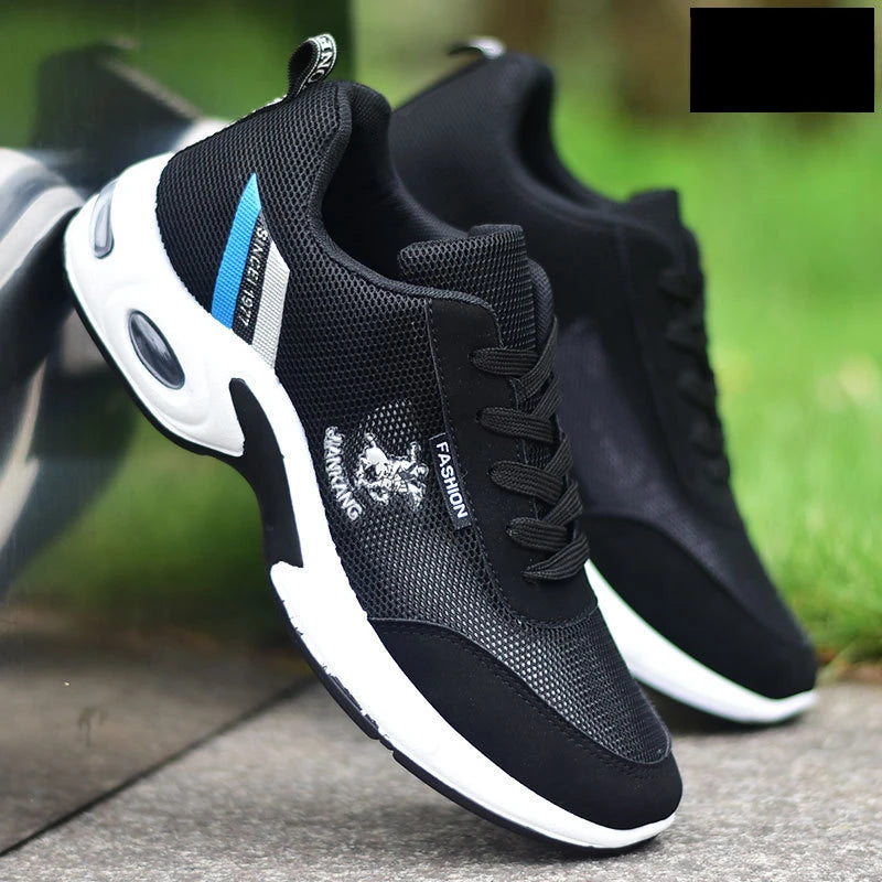 Brand Male Running Shoes Air Cushion Men's Sneakers Large Size 46 Breathable Men's Shoes Fashion Platform Sport Shoes for Men