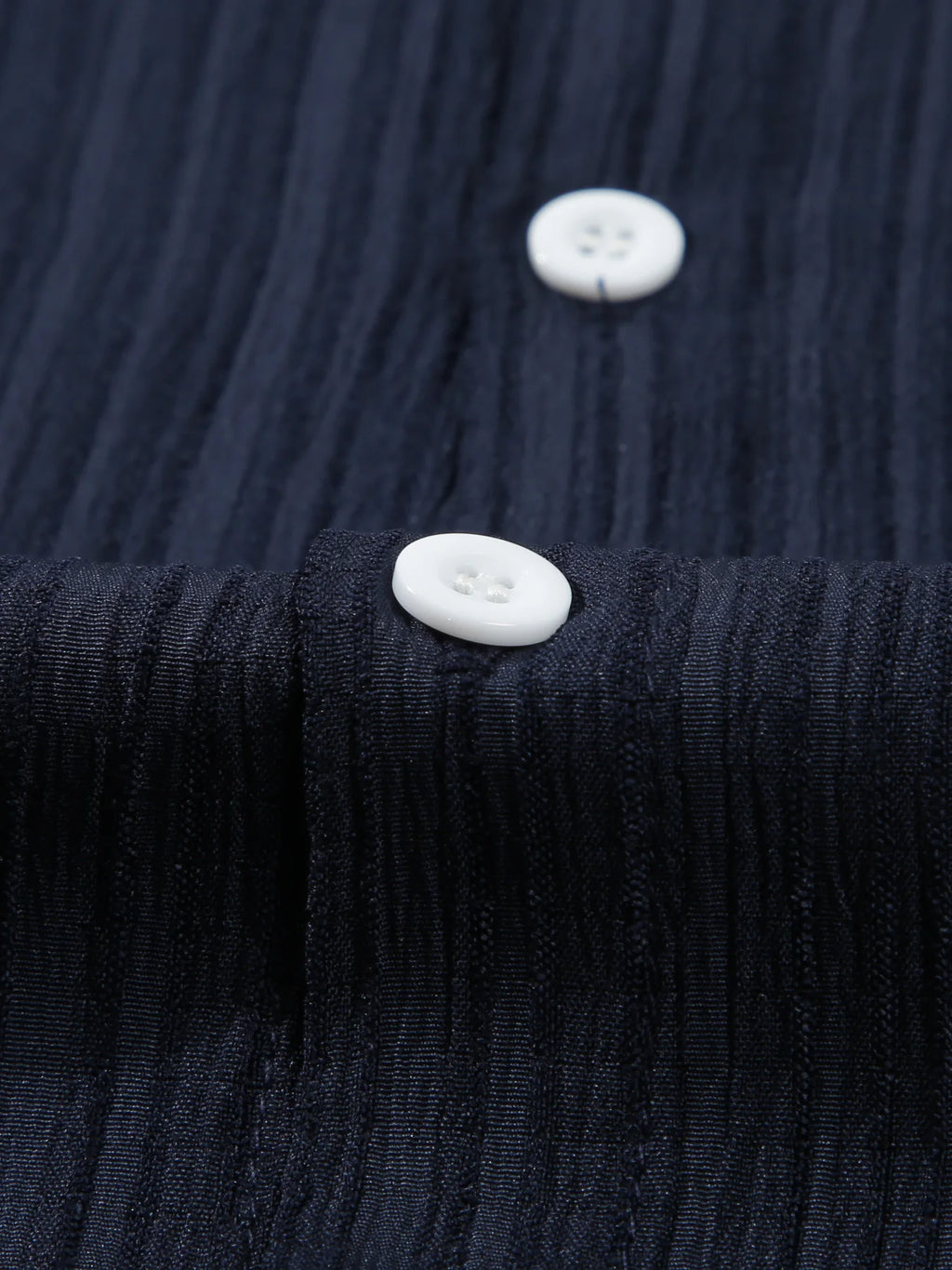 European and American men's shirt set solid color vertical strip lapel short-sleeved casual pants home daily beach set