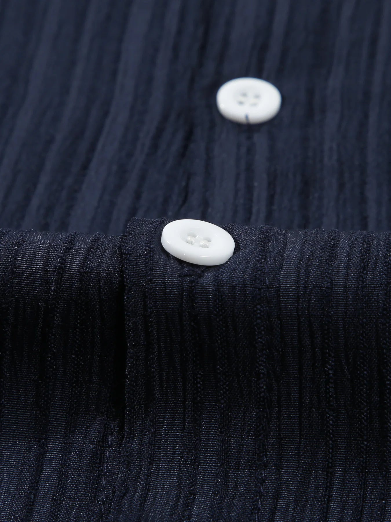 European and American men's shirt set solid color vertical strip lapel short-sleeved casual pants home daily beach set