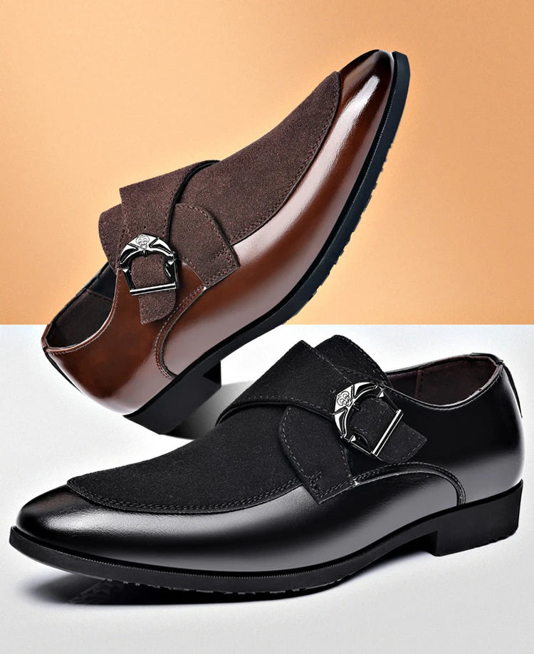 Luxury Dress Shoes for Men designer Business Men Oxford Shoes British Style Pointed Wedding Formal Shoes New Men Fashion Loafers