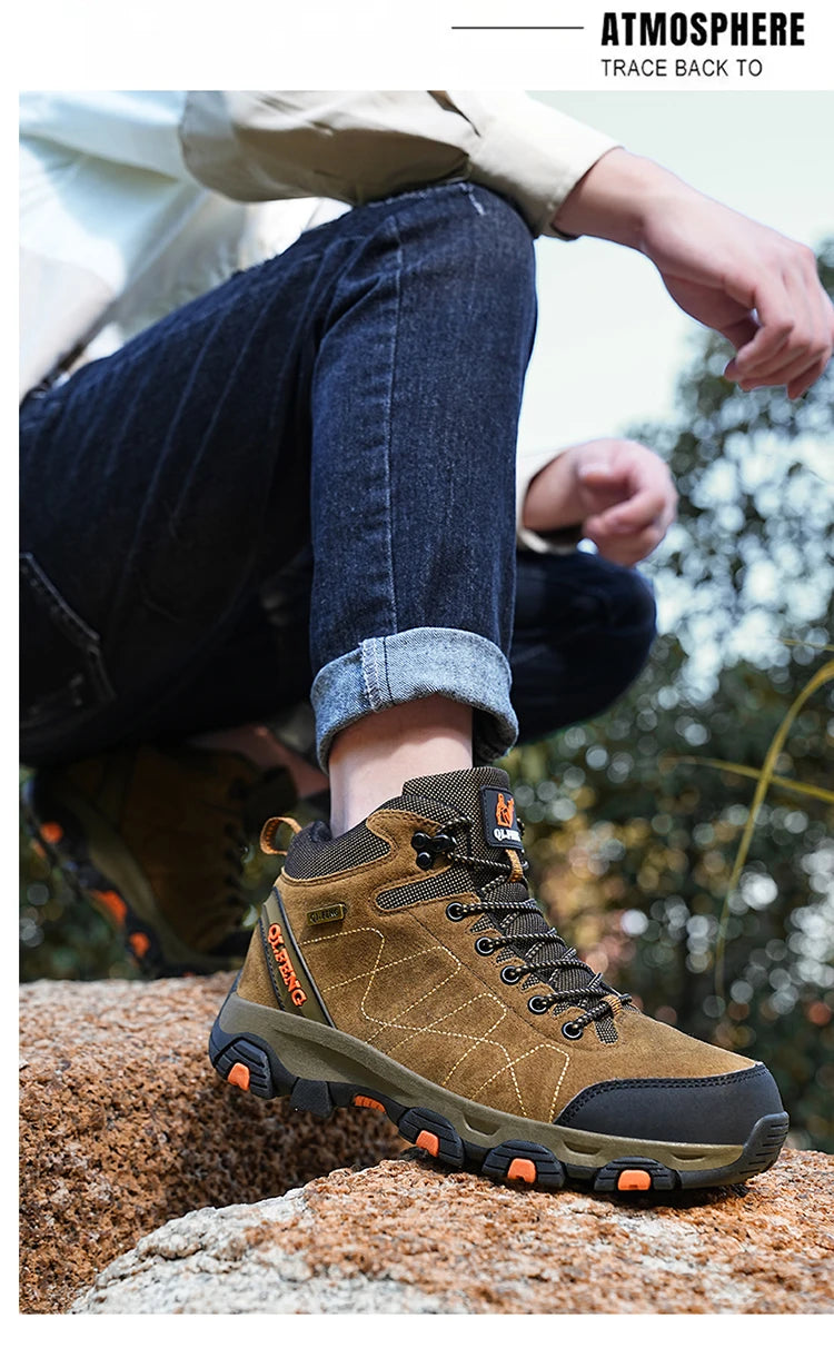 Men Women Outdoor Sports Hiking boots for Couple Autumn Winter Ankle Boot For Man Keep Warm Sneaker Shoe New Arrivial Classic