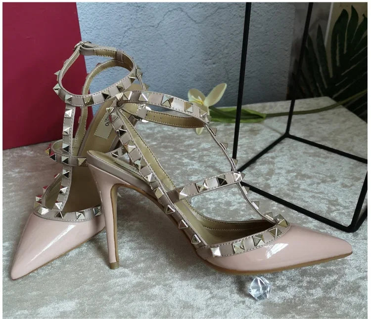 Woman Sandals Super High Heels Wedding Shoes for Women Women Sandals Designer Female Ladies Luxury Sexy Rivets