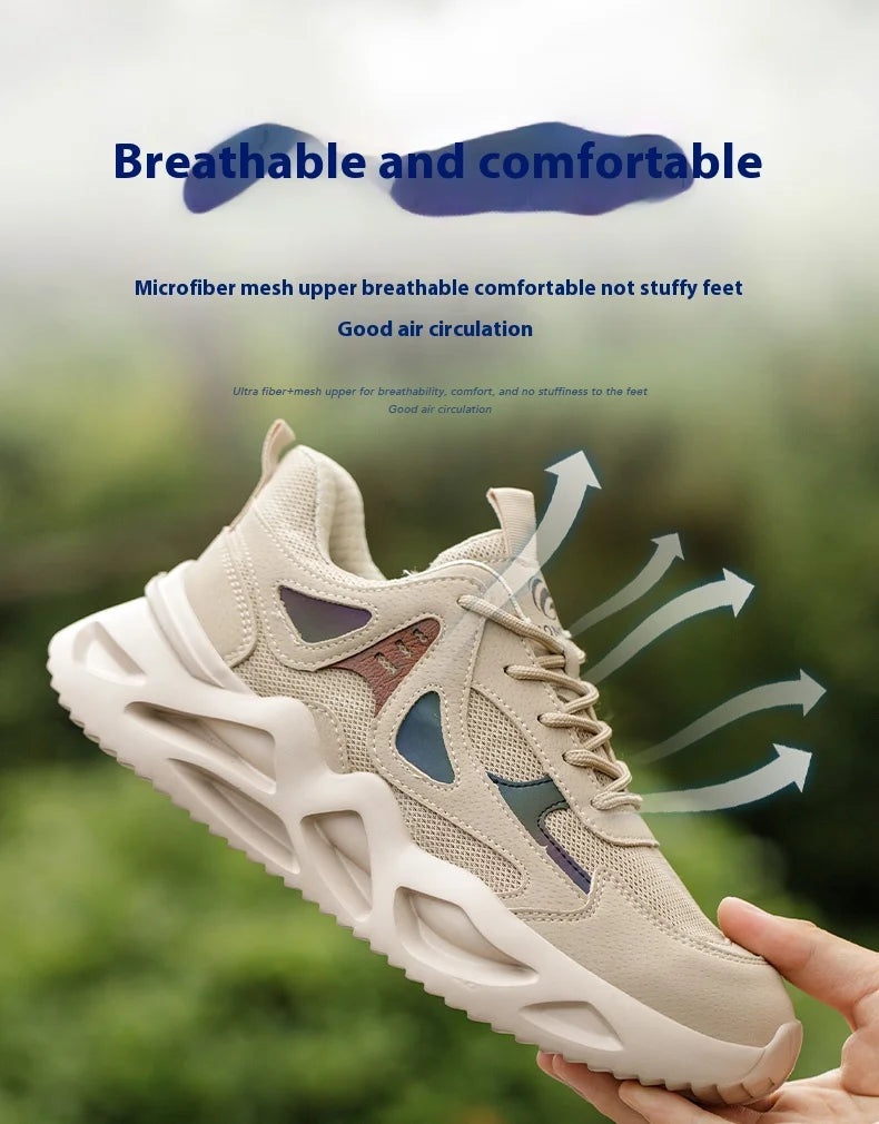 Lightweight Safety Shoes Men Women Work Shoes Steel Toe Cap Working Boots Sneakers Man Women Breathable Shoes Tactical Boots