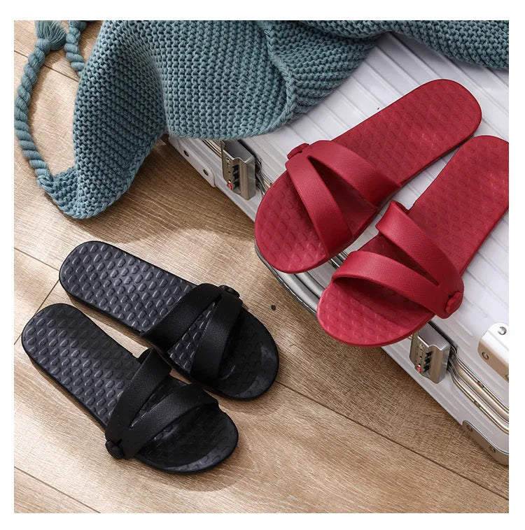 Travel portable slippers, travel non-slip lightweight soft sole folding slippers for men and women