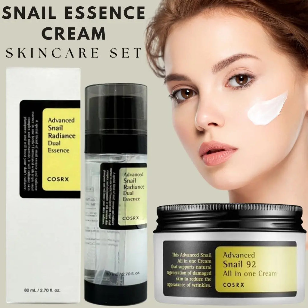 Cosrx Advanced Snail skincare Set Smoothing Brightening Essence Power Repair Essence Toner Cream Moisturizing Nourishing Product