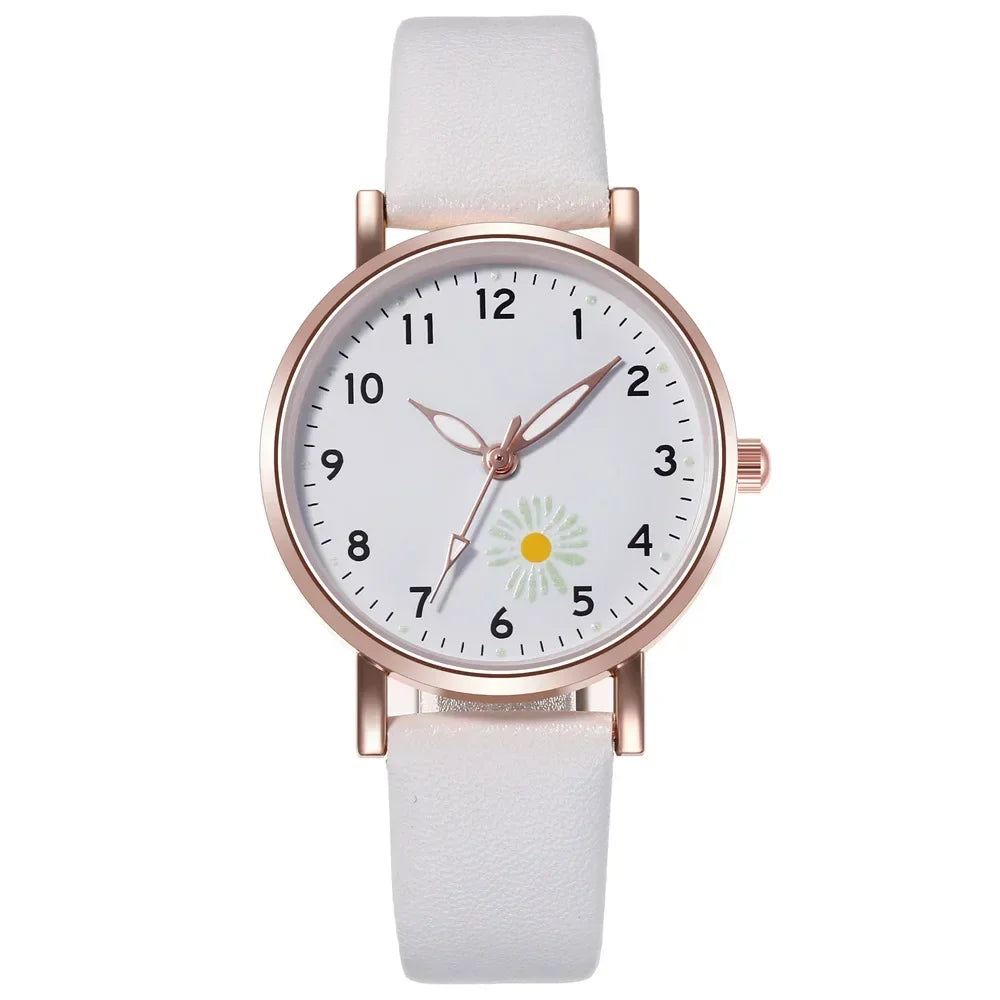 Luminous Watch for Women Girls Simple Trendy Glow in The Dark Watch Cute Fresh School Student Wristwatch Gift