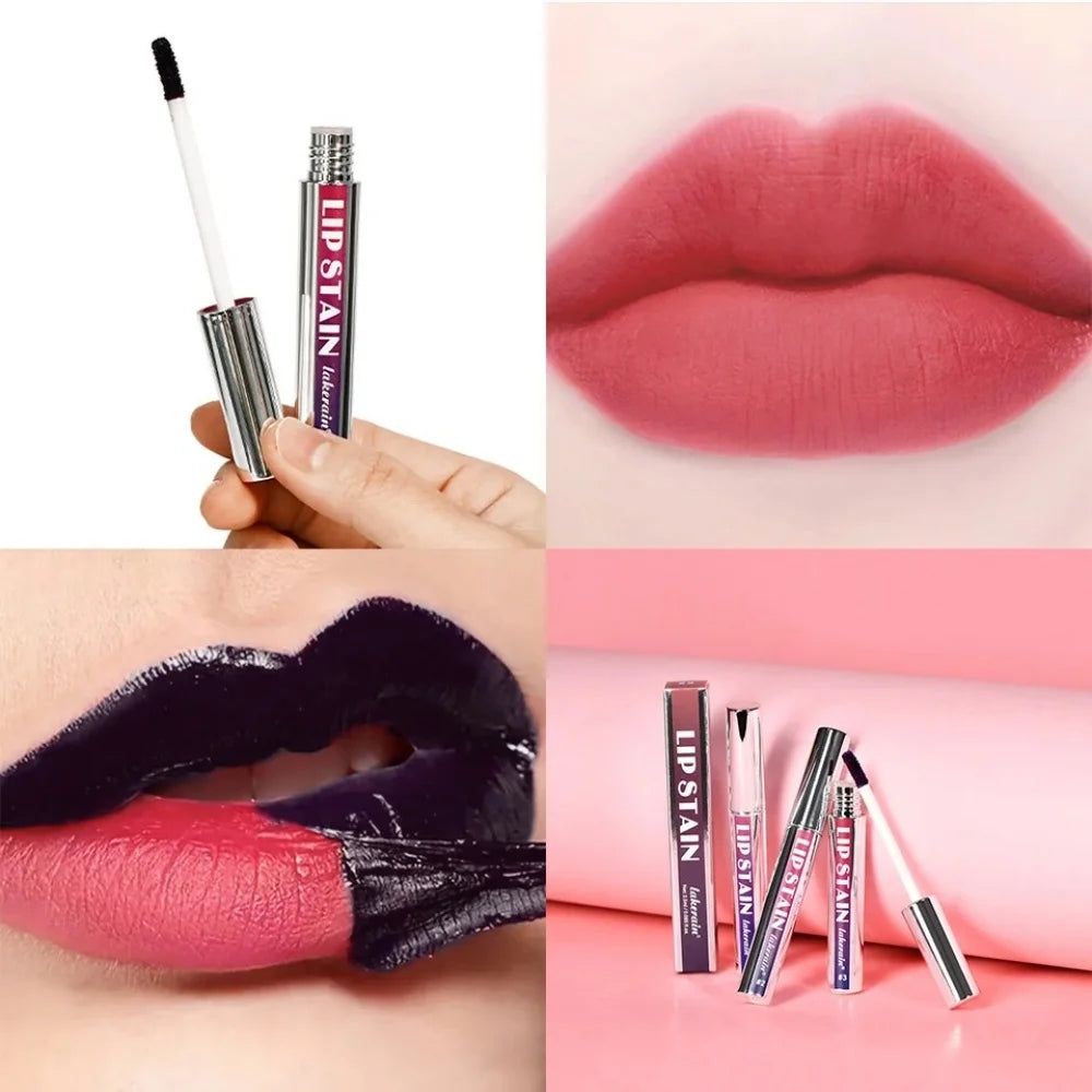 Waterproof Long Lasting Lip Inks Matte Lip Tint Peel Off Matte Lips Stick Liquid Lipstick Contour Tear-off Lips Stain Cosmetic