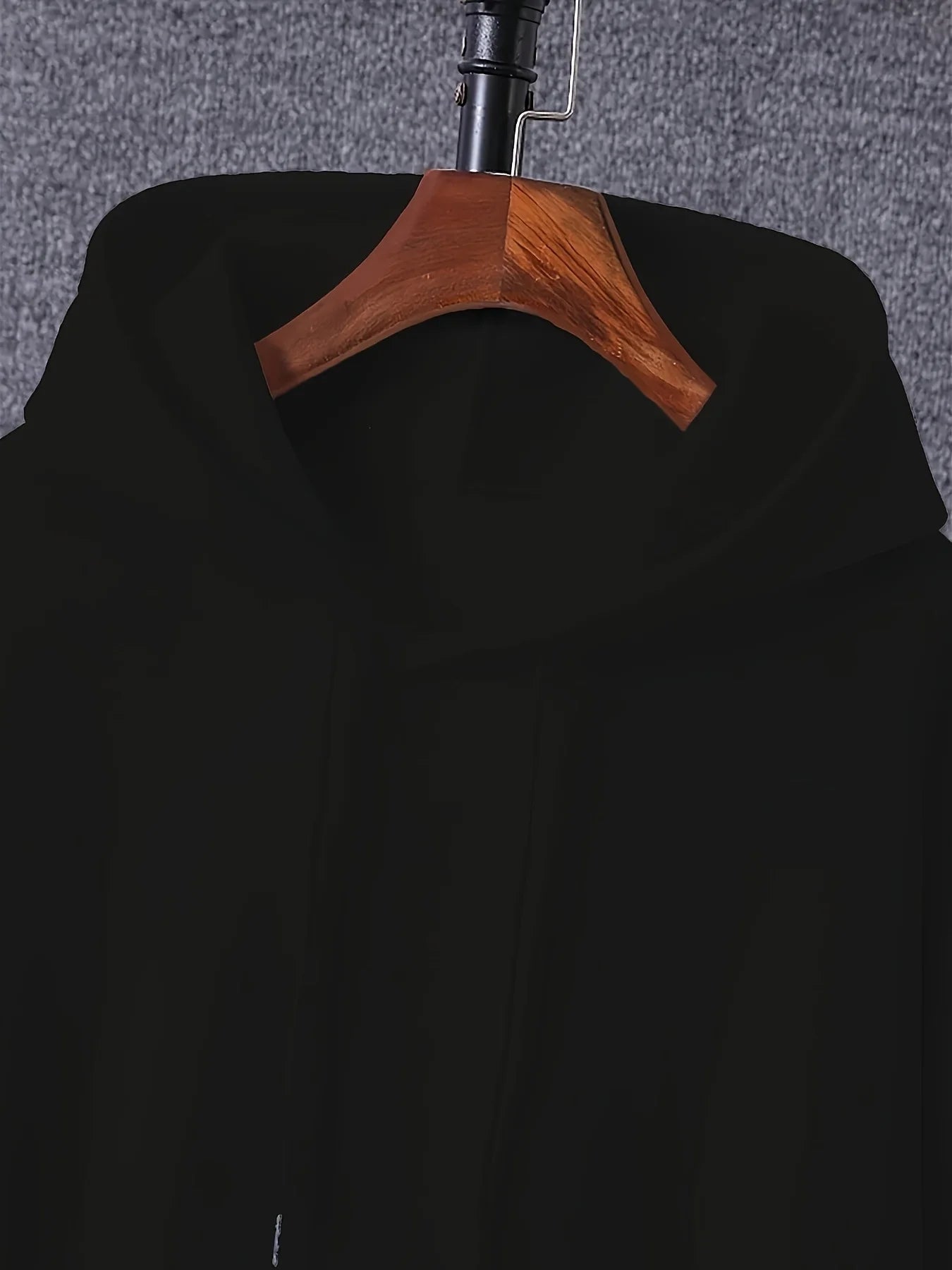 Men'S Casual Hoodie with Geometric Face Design - Stylish Pullover Sweatshirt, Long Sleeve, Kangaroo Pocket