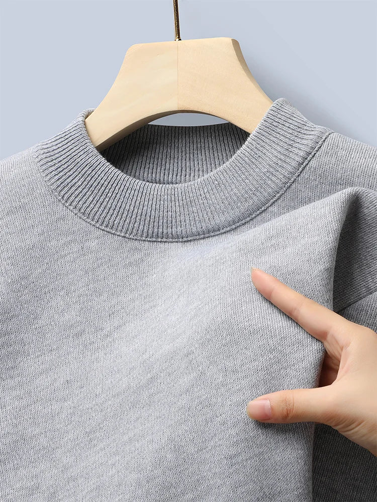 New Winter Turtleneck Sweater Thick Mens Casual Pullover Sweaters Solid Color Quality Warm Slim Turtleneck Sweaters Pullover Men