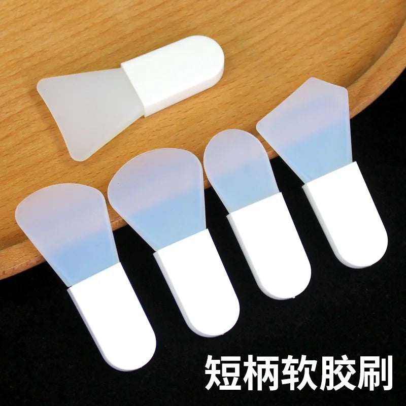 Mask Applicator Brush Soft Silicone Brush, Mini Makeup Spatula Facial Beauty Tool Set, Facial Mud, Makeup Mask Brush