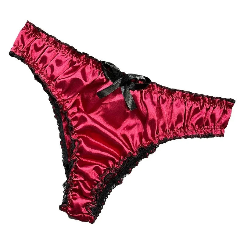 Women's Sexy Lingerie Set Black Lace Trim Strapless Tube Top + Shorts Solid Color Outfits Chest Wrap Backless Crop sleepwear