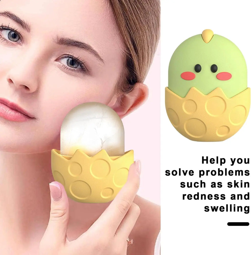 Beauty Massage Face Ice Tray Ice Roller Facial Ice Compress Anti-puffy Face Ice Tray Beauty Supplies Silicone Ice Tray