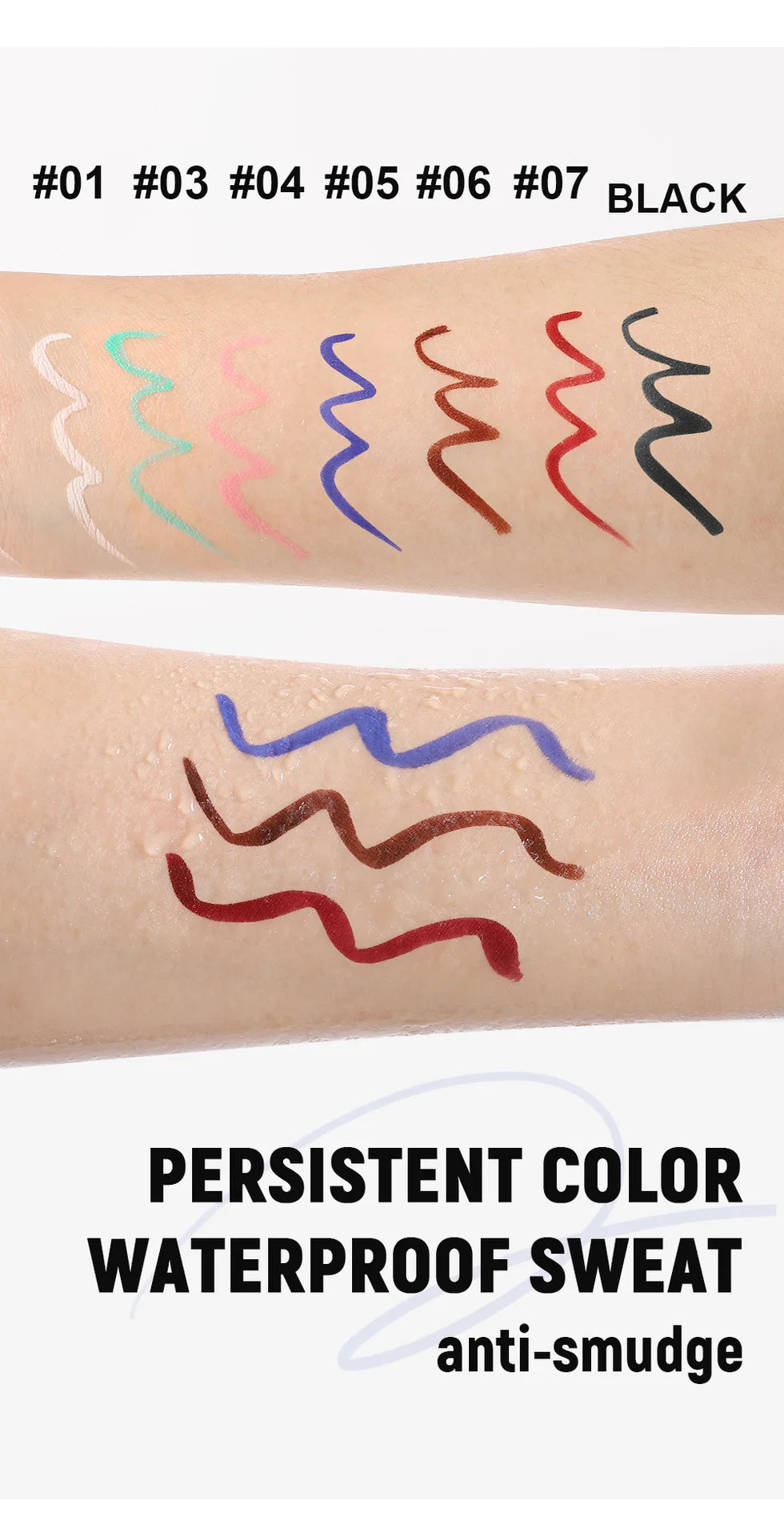 Long Lasting Triangle Liquid Eyeliner Stamp Waterproof Quick Dry No Smudging Eye Cosmetics Tool for Professional Makeup