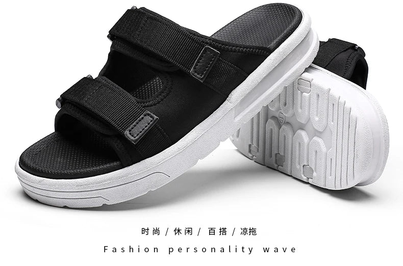 Men's Sandals Flat Sandals Men's Slippers Shoes for Men Wear-resistant Soft and Comfortable Indoor and Outdoor Non-slip Fashion