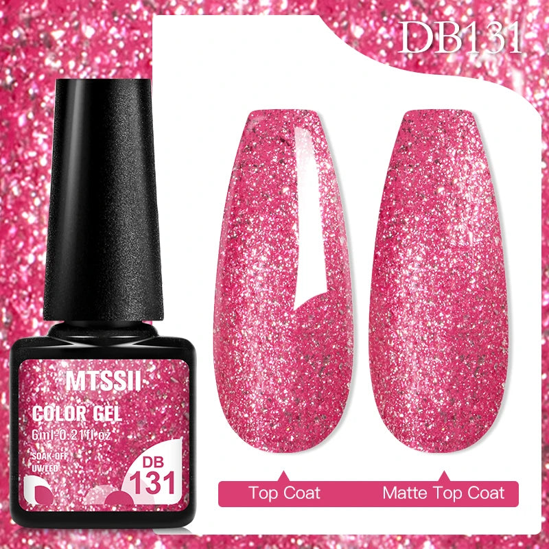 Mtssii 6ML Chocolate Color Gel Nail Polish Brown Semi Permanent UV Gel Autumn Winter Popular Soak Off Nail Art Gel Varnishes