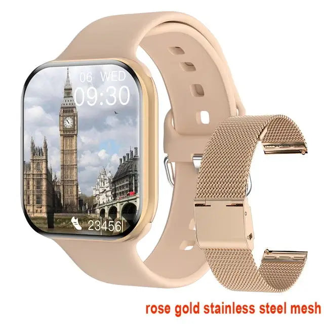 New For Apple GPS Watch 10 Smart Watch Men HD AMOLED Memory Music 3D Surround Bluetooth Call Waterproof Smartwatch IW10 Woman