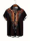 New Men's Large Size Shirts Daily Versatile Comfortable Breathable Short-sleeved Men's Button-down Shirts Fashion Men's Clothing