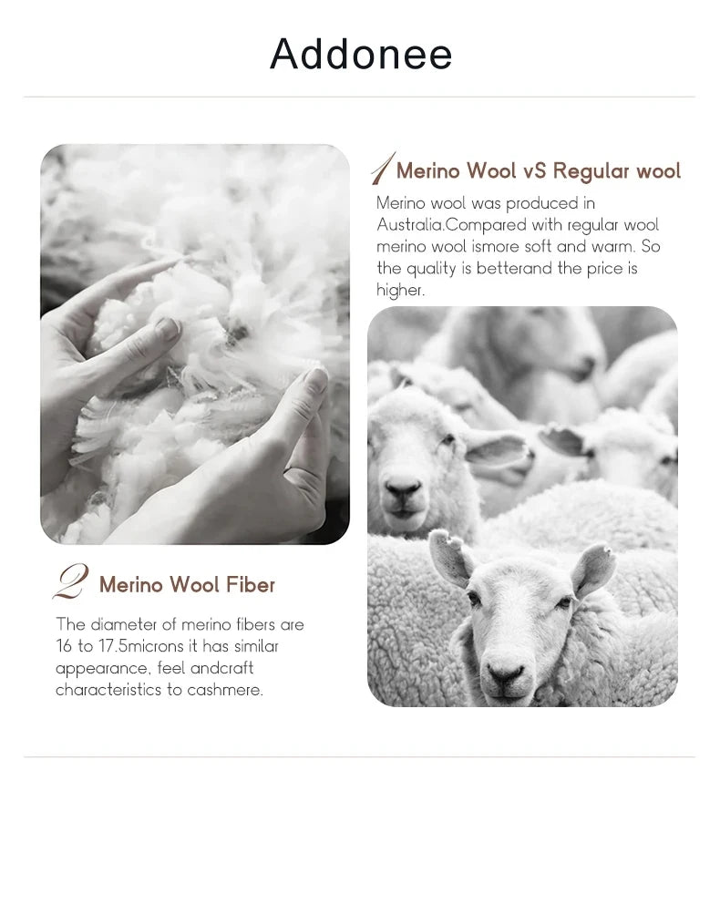 Thick Zipper Mock Neck Chic Elegant Soft Warm Striped Basic Comfort Women's  One-piece Dress 100% Merino Wool Exquisite Sweater