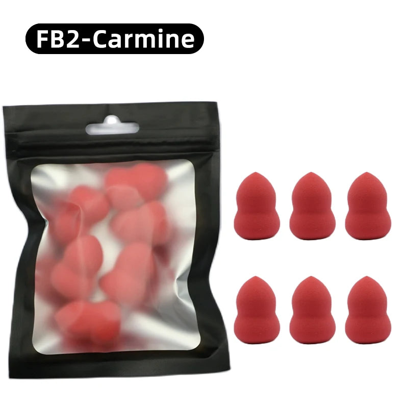 OGEYERO6pcs Mini Makeup Sponge Puff Beauty Egg Sponge for Makeup Concealer Foundation Face Cosmetic Puff Kit Make Up Blender Too