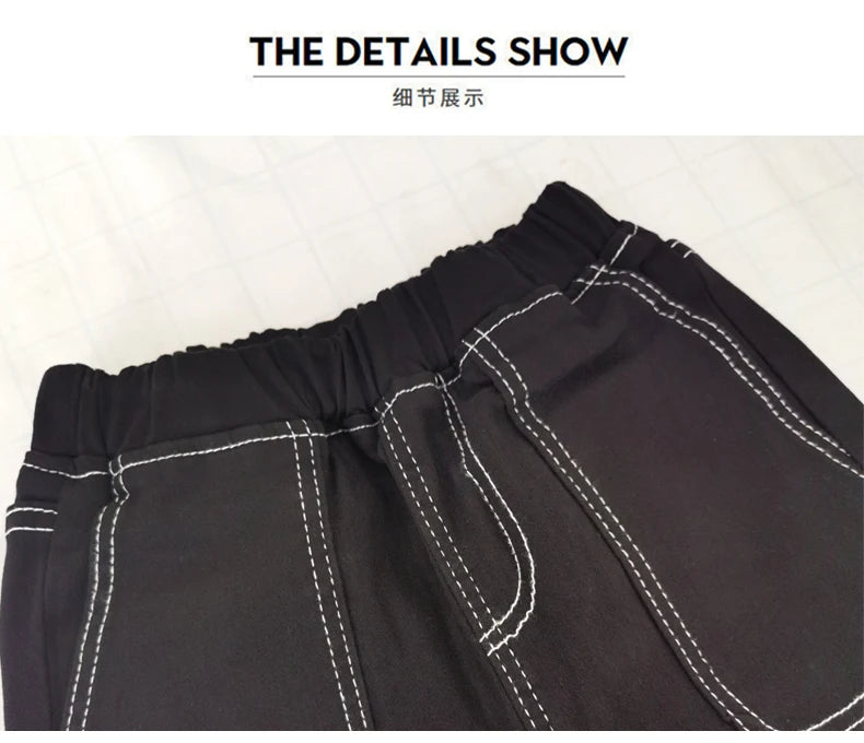 IENENS Autumn Boy's Jeans Clothes Kids Cowboy Pants Children Casual Denim Clothing Bottoms Trousers Baby Boy Casual Soft Jean