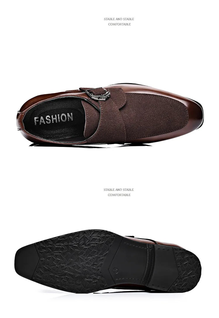 Luxury Dress Shoes for Men designer Business Men Oxford Shoes British Style Pointed Wedding Formal Shoes New Men Fashion Loafers