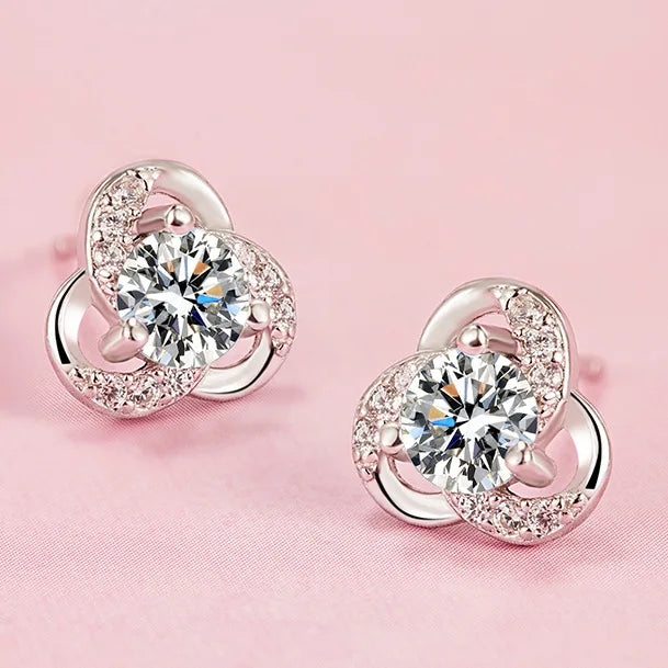 0.6ct D Color Moissanite Earring 925 Sterling Sliver Plated White Gold Hoop Earring for Women Wedding Party Jewelry