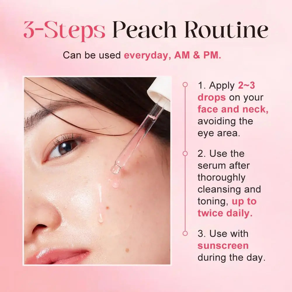 Anua Peach 70 Niacinamide Face Serum Brightening Moisturizing Whitening Essence Reduce Fine Lines Daily Skincare Beauty Products