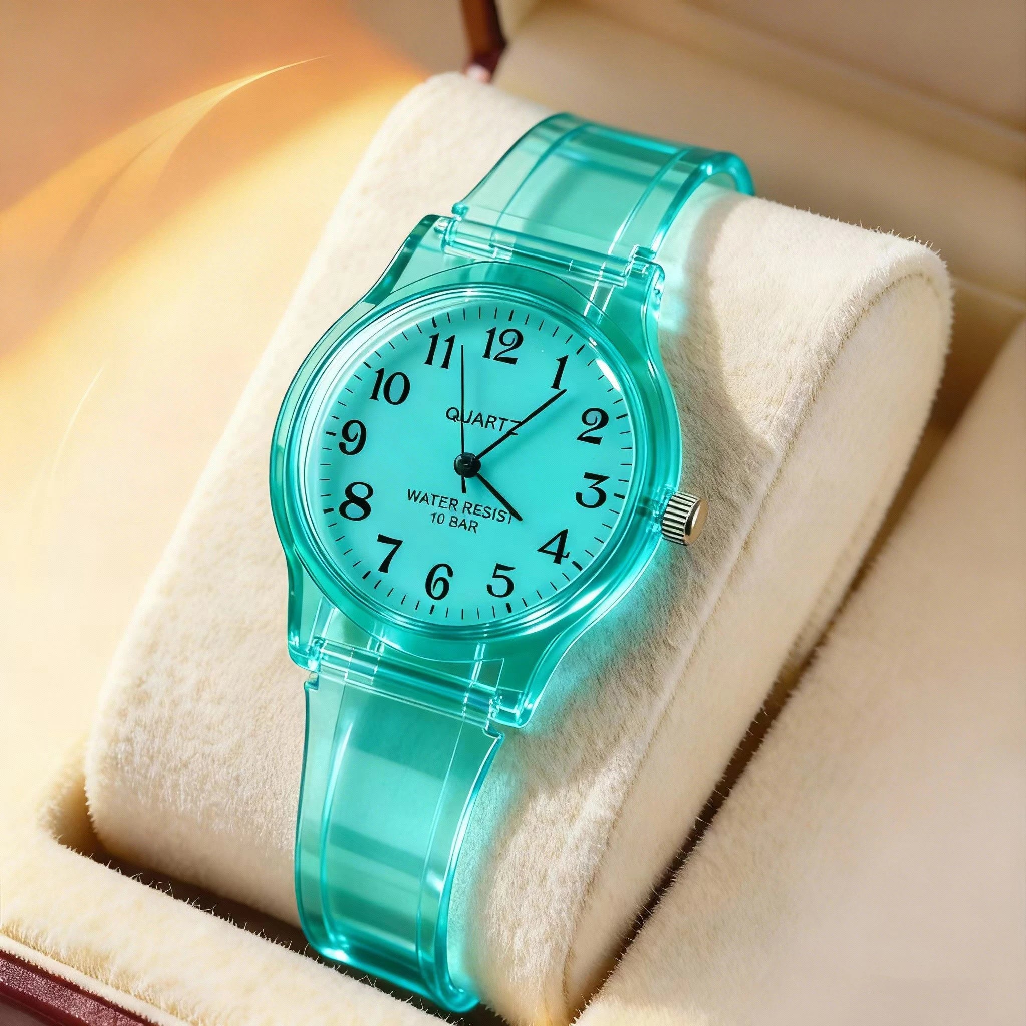 New simple silicone Brand WOKAI Casual Quartz Watch Women Crystal Silicone Watches Relogio Feminino Wrist Watch Hot sale