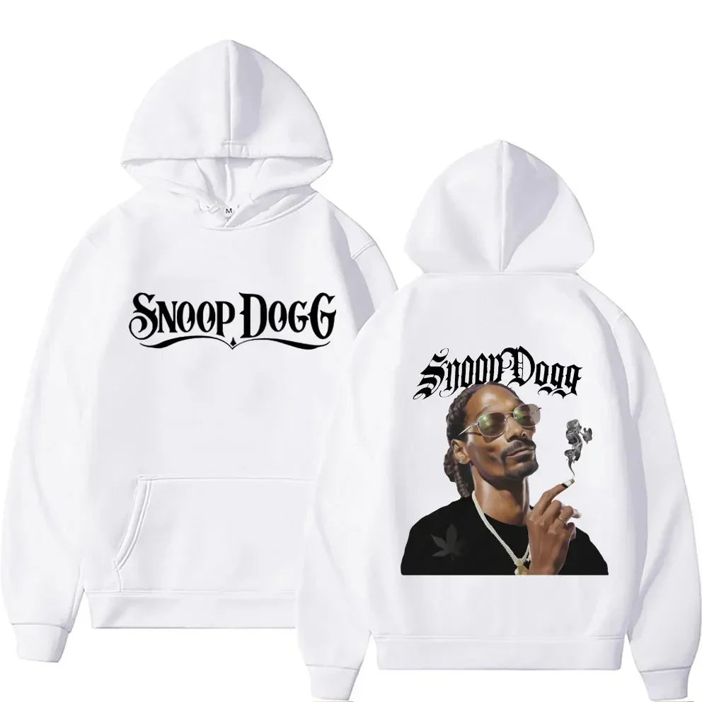 Men's Fashion Y2K Jerseys Long Sleeve Sweater Street Clothing Vintage Snoop Dogg Hoodie Graphic Men Casual Style Hip Hop Hoodies
