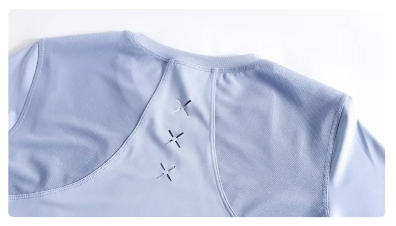 DRUR Women Summer Breathable Short Sports Set Loose Fit Workout Suit for Women 2 Piece Running Tracksuit Sportswear Outfit New