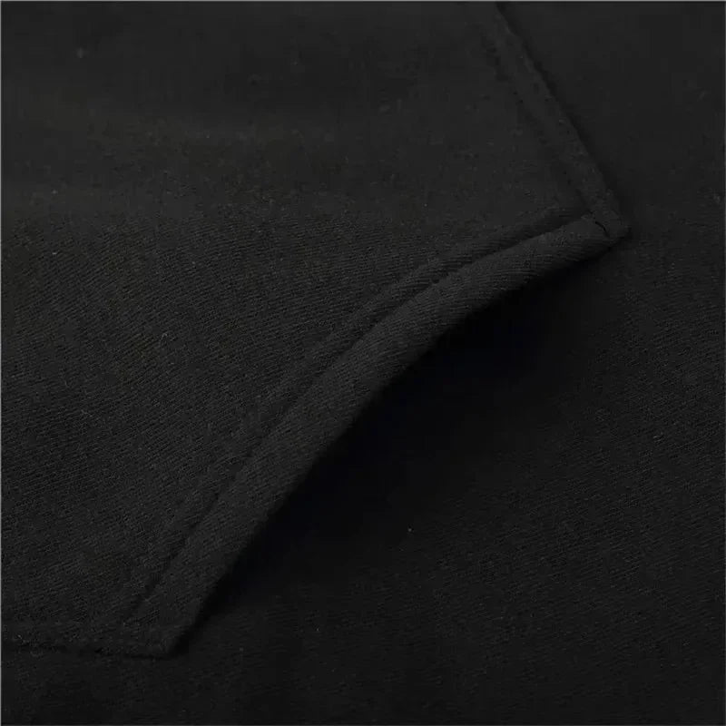 Norway Autumn winter models Men's Fleece windproof Warm 100%Cotton Oversized Hoodie Outdoor Commuter Men's High Elastic top