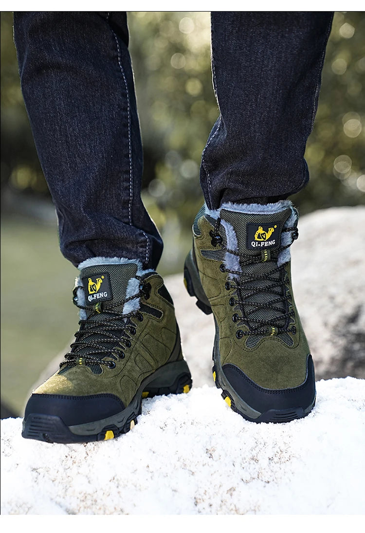 Men Women Outdoor Sports Hiking boots for Couple Autumn Winter Ankle Boot For Man Keep Warm Sneaker Shoe New Arrivial Classic