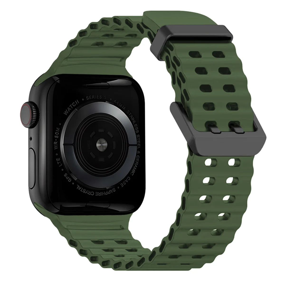 Silicone Strap for Apple Watch Ultra 3 49mm 46 45 44 42 38 41mm 40mm Sport Band for IWatch Series11 10 9 8 7 6 SE 5 4 3 2 Correa