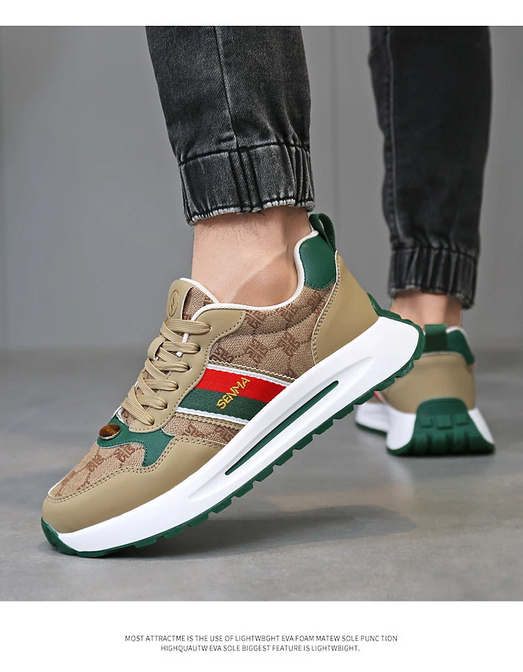 SENMA  Luxury Men's Shoes Men Casual Shoes Men's Skateboard Shoes Retro Platform Sneakers Unisex Women's Sports Shoes Sneakers